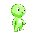 SecuSpark slime mascot ready for battle