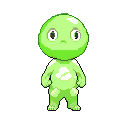 SecuSpark slime character Level 10 - mid evolution stage