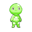 SecuSpark slime character Level 20 - advanced evolution stage