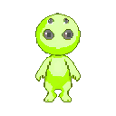 SecuSpark slime character Level 30 - maximum evolution stage