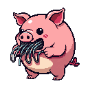 Bandwidth Hog enemy - represents bandwidth consumption and network congestion