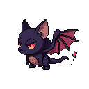 Corrupted File Bat enemy - represents file corruption and data integrity threats