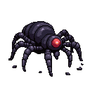 Dead Pixel Spider enemy - represents display and hardware defects